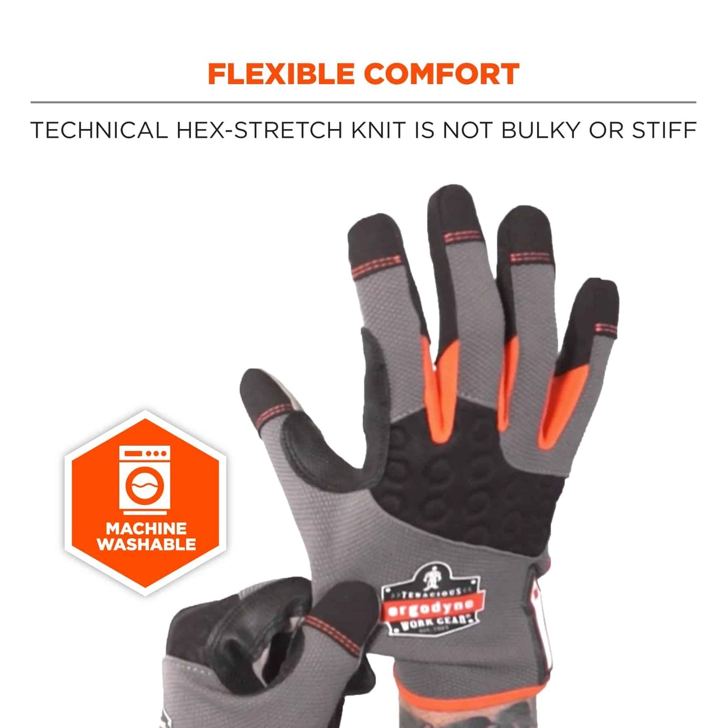 Lime Performance Gloves - Ergodyne - Heavy-Duty Grip