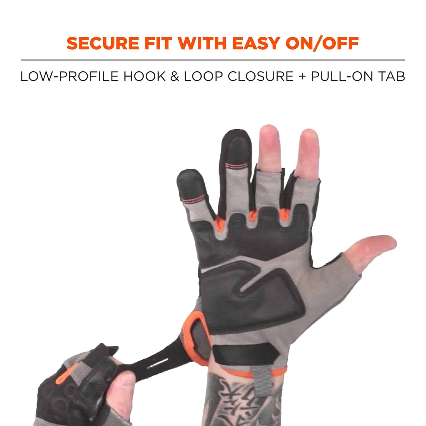 Black Performance Gloves - Ergodyne - Touch Control Design