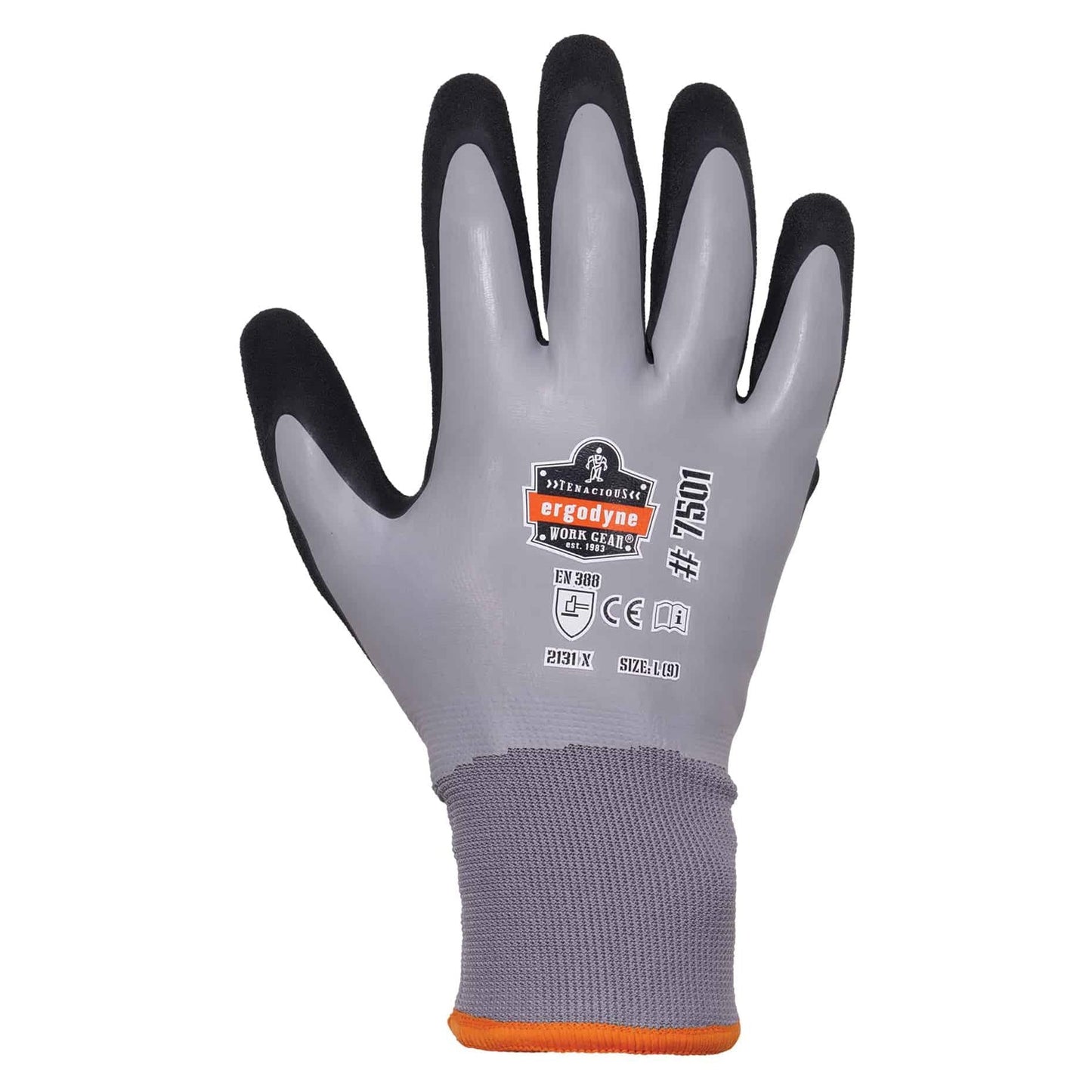 Gray Warm Knit Gloves - Ergodyne - Waterproof Grip