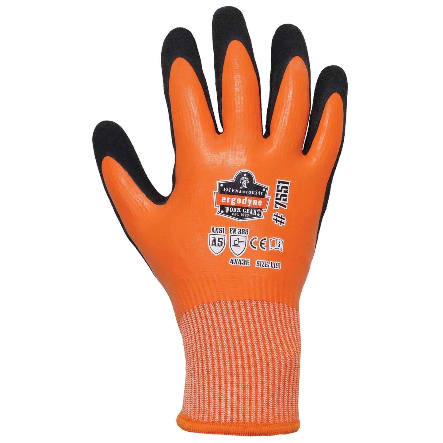 Orange String Knit Gloves - Ergodyne - Waterproof Design