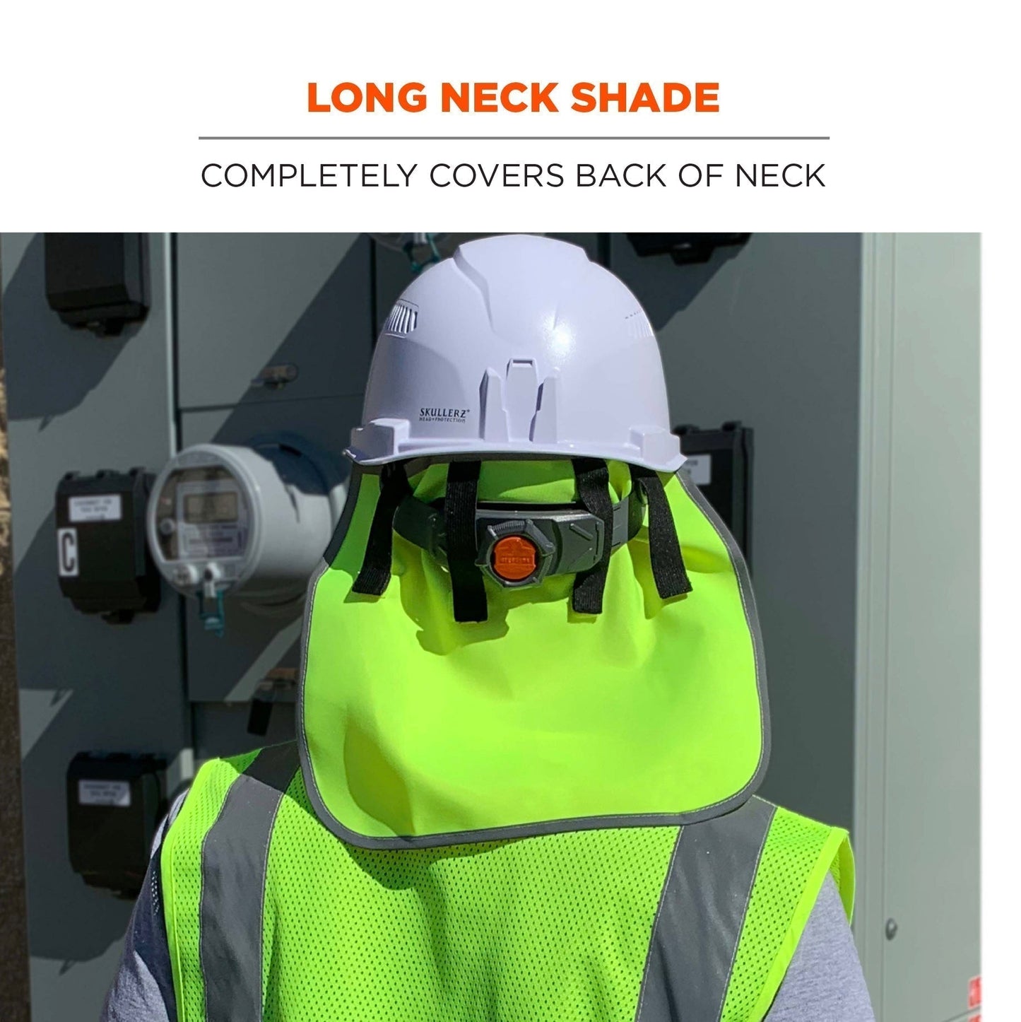 Yellow/Lime Hard Hat Shade - Ergodyne - Hi-Vis Safety