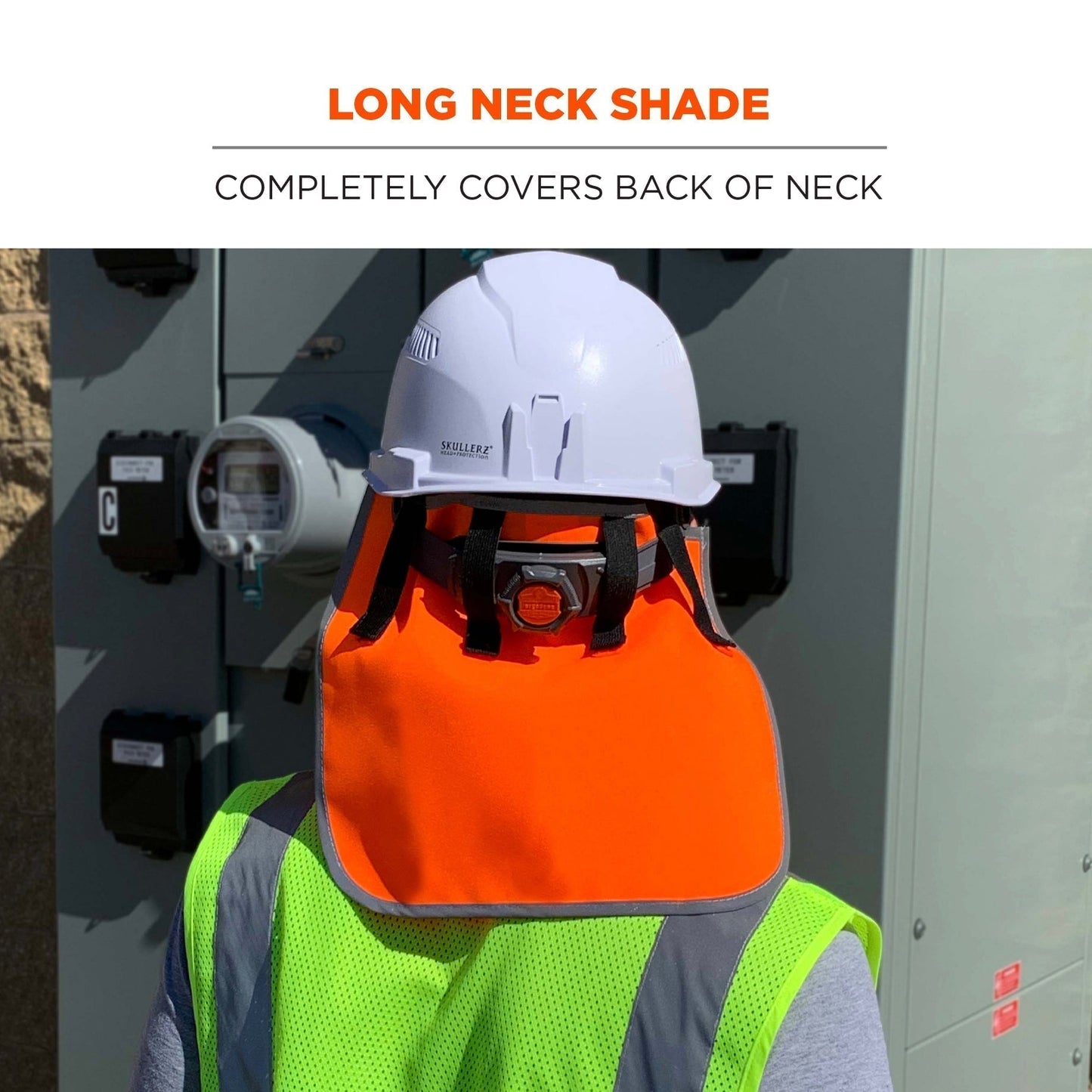 Yellow/Lime Hard Hat Shade - Ergodyne - Hi-Vis Safety