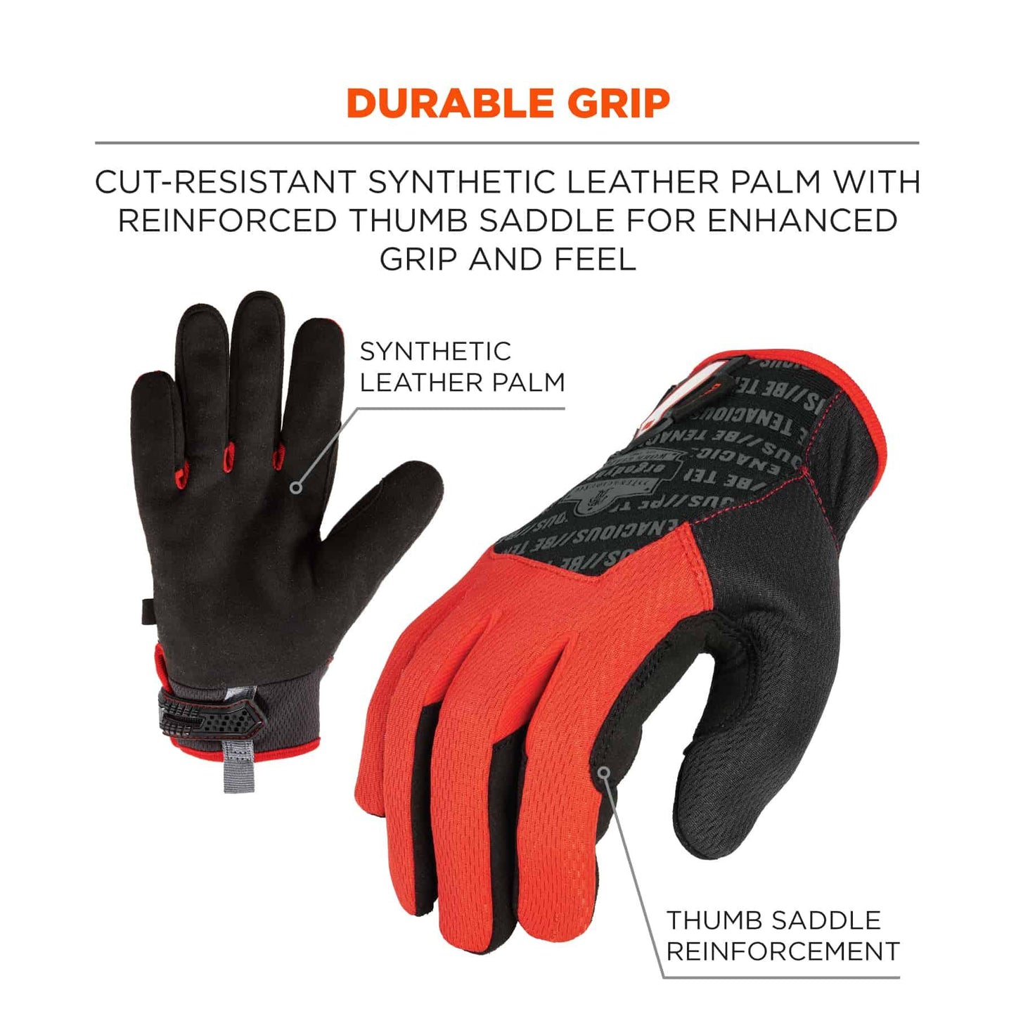 Black Performance Gloves - Ergodyne - Cut Resistant