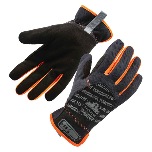 Black Performance Gloves - Ergodyne - QuickCuff Utility