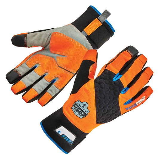 Orange Performance Gloves - Ergodyne - Waterproof Utility