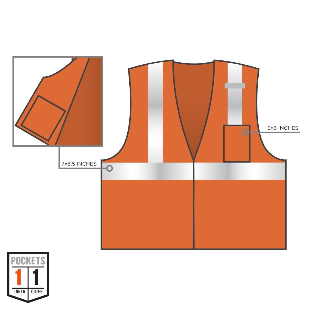 Yellow/Lime Safety Vests - Ergodyne - Reflective Mesh