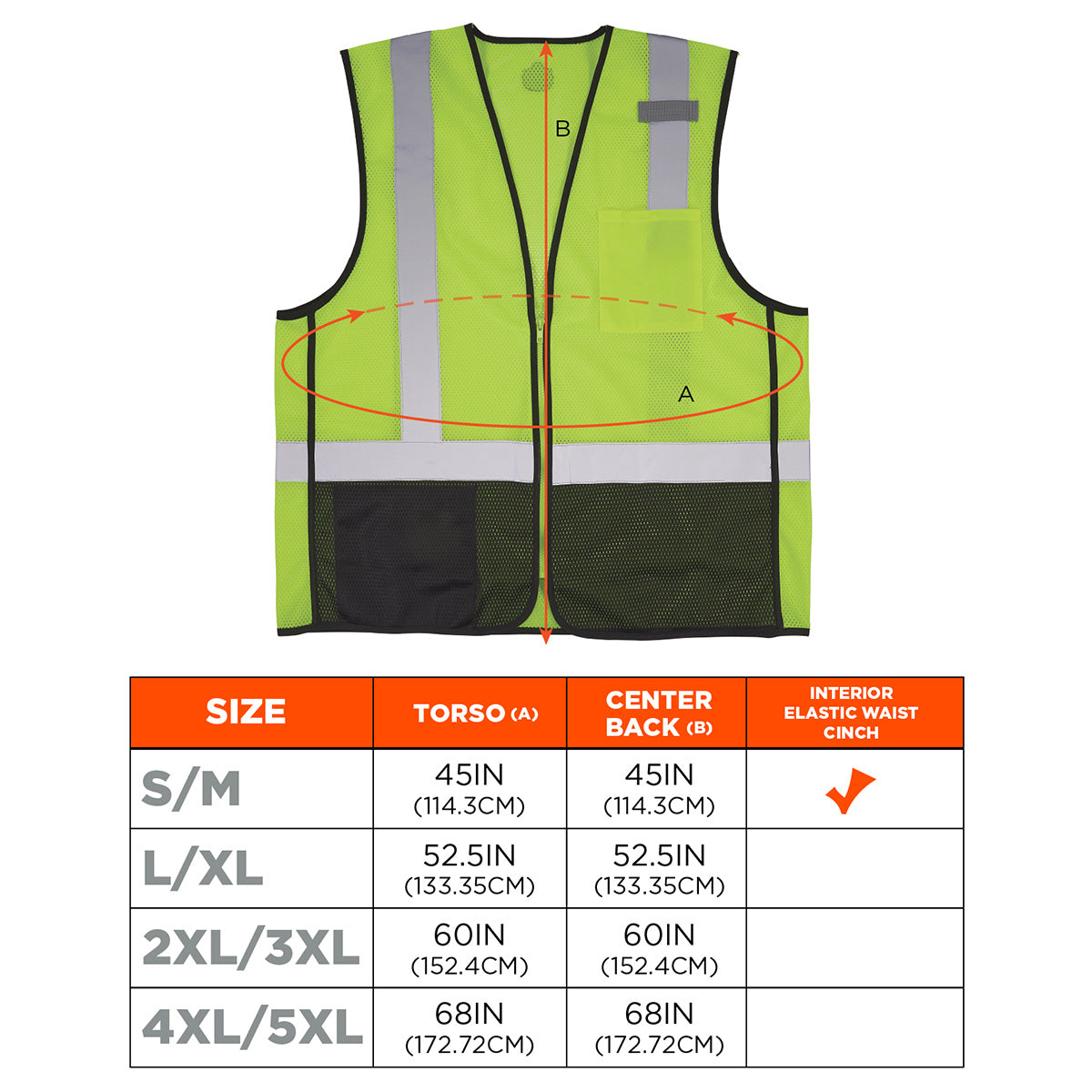 Lime Safety Vest - Ergodyne - Reflective Mesh Design