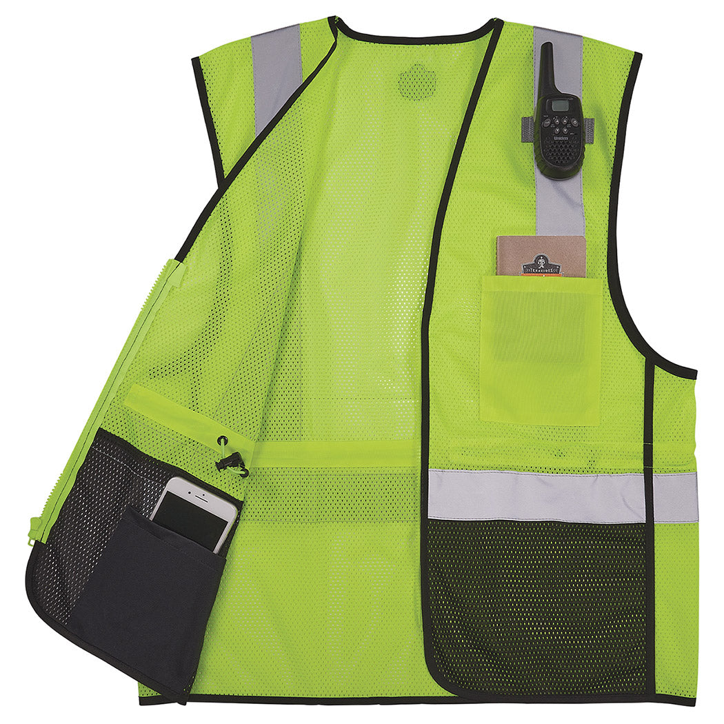 Lime Safety Vest - Ergodyne - Reflective Mesh Design