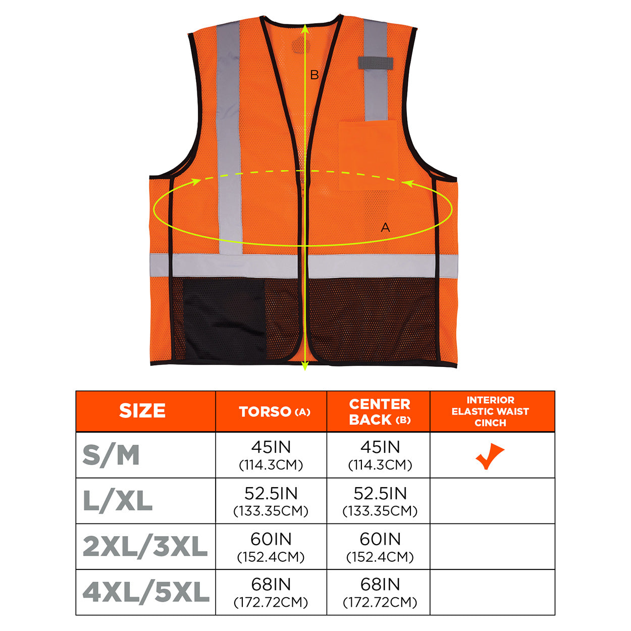 Lime Safety Vest - Ergodyne - Reflective Mesh Design