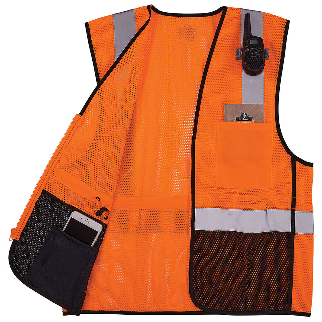 Lime Safety Vest - Ergodyne - Reflective Mesh Design