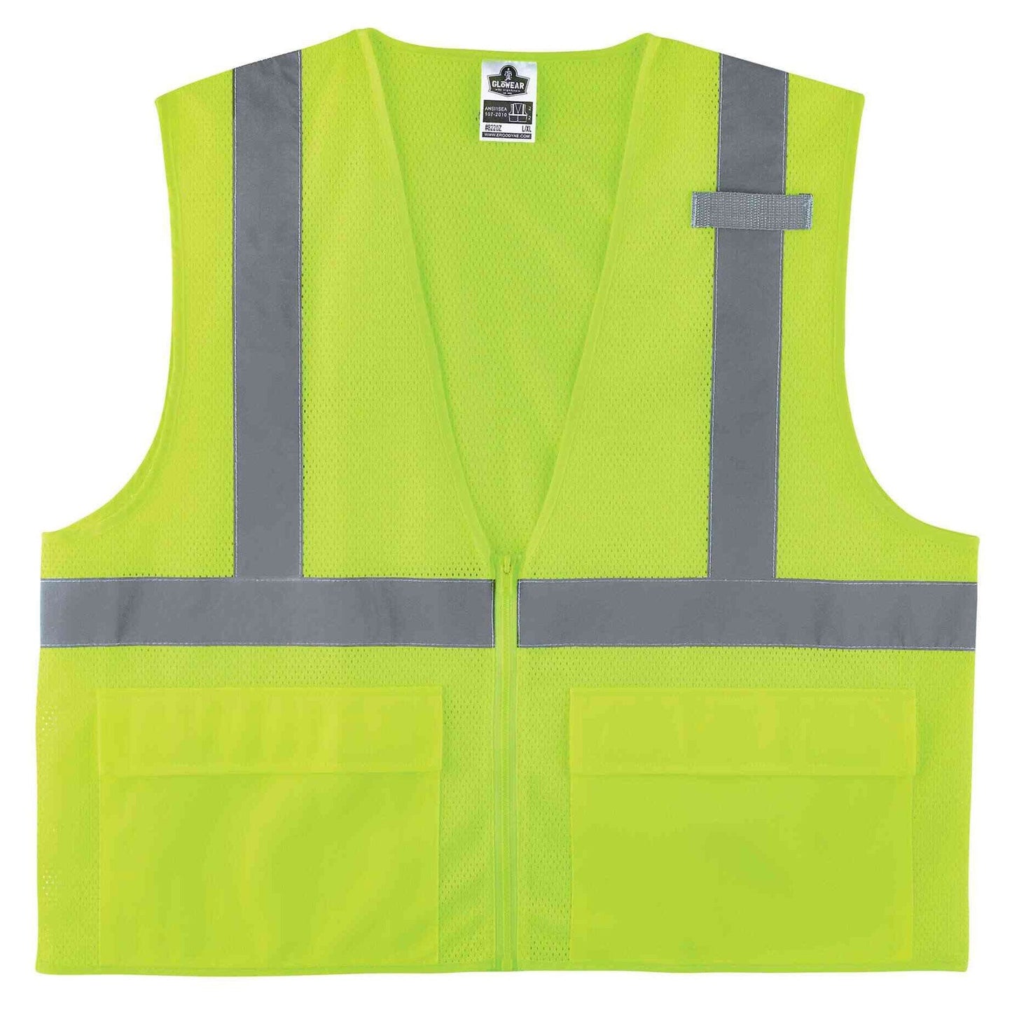 Yellow/Lime Safety Vest - Ergodyne - Mesh Fabric