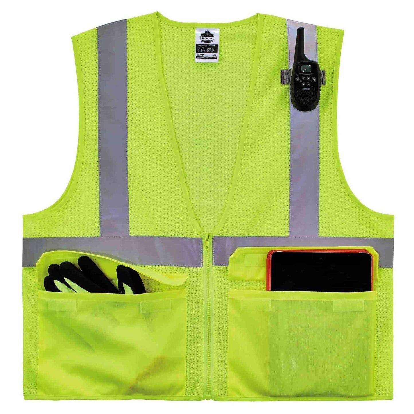 Yellow/Lime Safety Vest - Ergodyne - Mesh Fabric