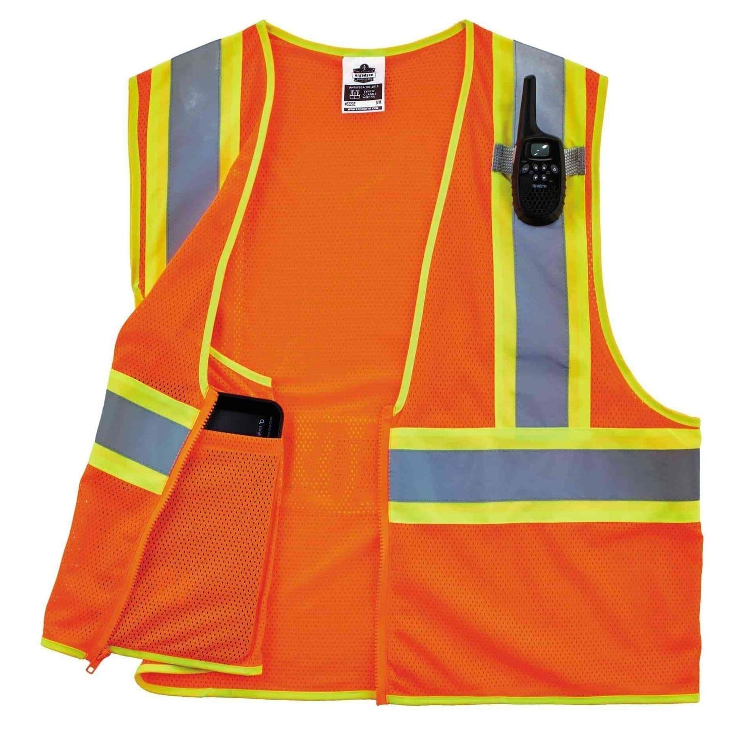 Yellow/Lime Safety Vests - Ergodyne - Reflective Material
