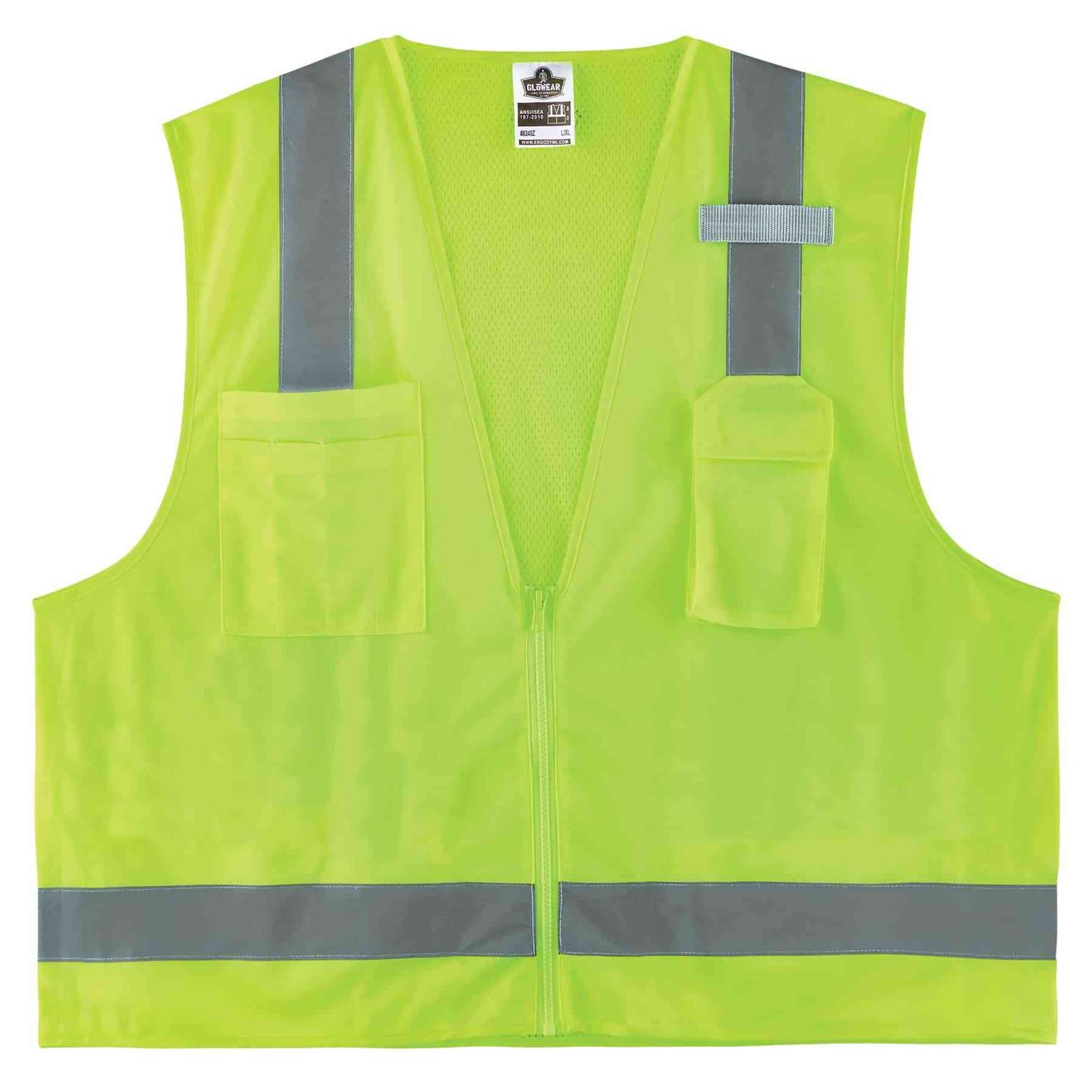 Yellow/Lime Safety Vest - Ergodyne - Hi-Visibility