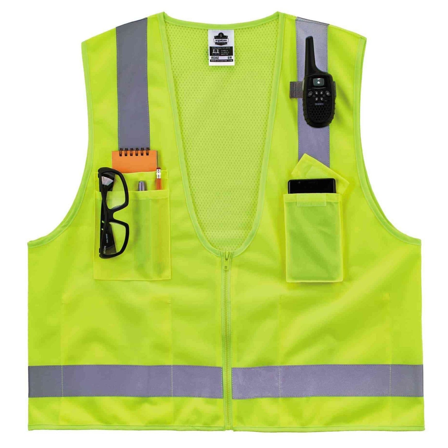 Yellow/Lime Safety Vest - Ergodyne - Hi-Visibility