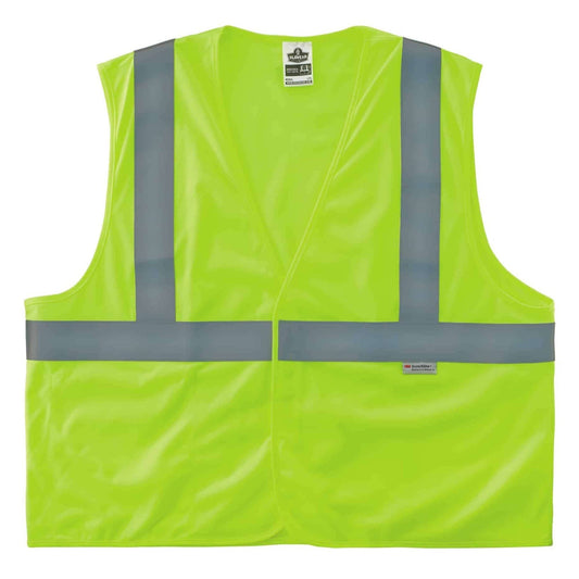 Yellow/Lime Safety Vests - Ergodyne - Self Extinguishing