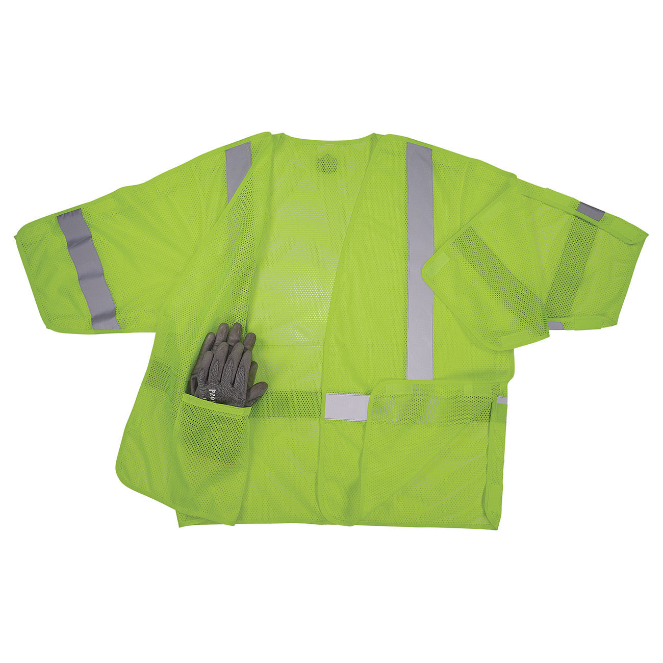 Yellow/Lime Safety Vest - Ergodyne - Breakaway Mesh