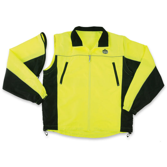 Yellow/Lime Safety Jacket - Ergodyne - Reversible Style
