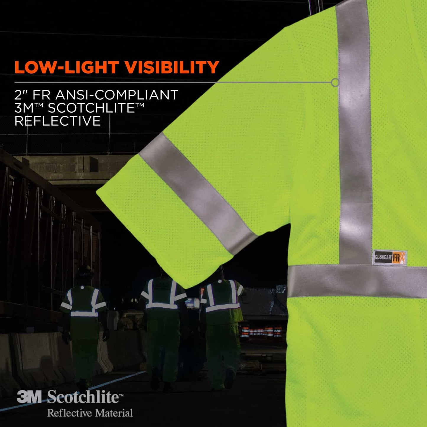 Yellow/Lime Safety Vests - Ergodyne - FR Mesh Design