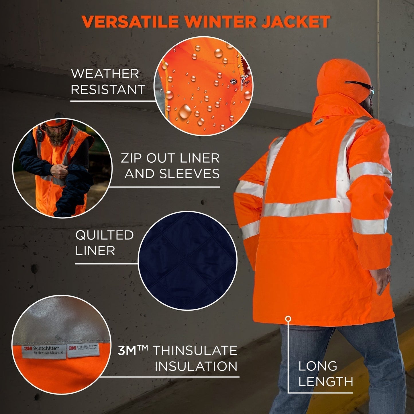 Yellow/Lime Safety Jackets - Ergodyne - Versatile Design