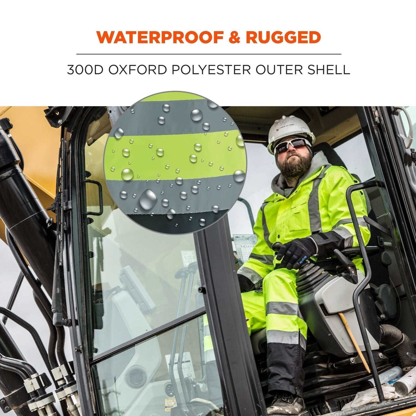 Yellow/Lime Rain Pants - Ergodyne - Waterproof Design