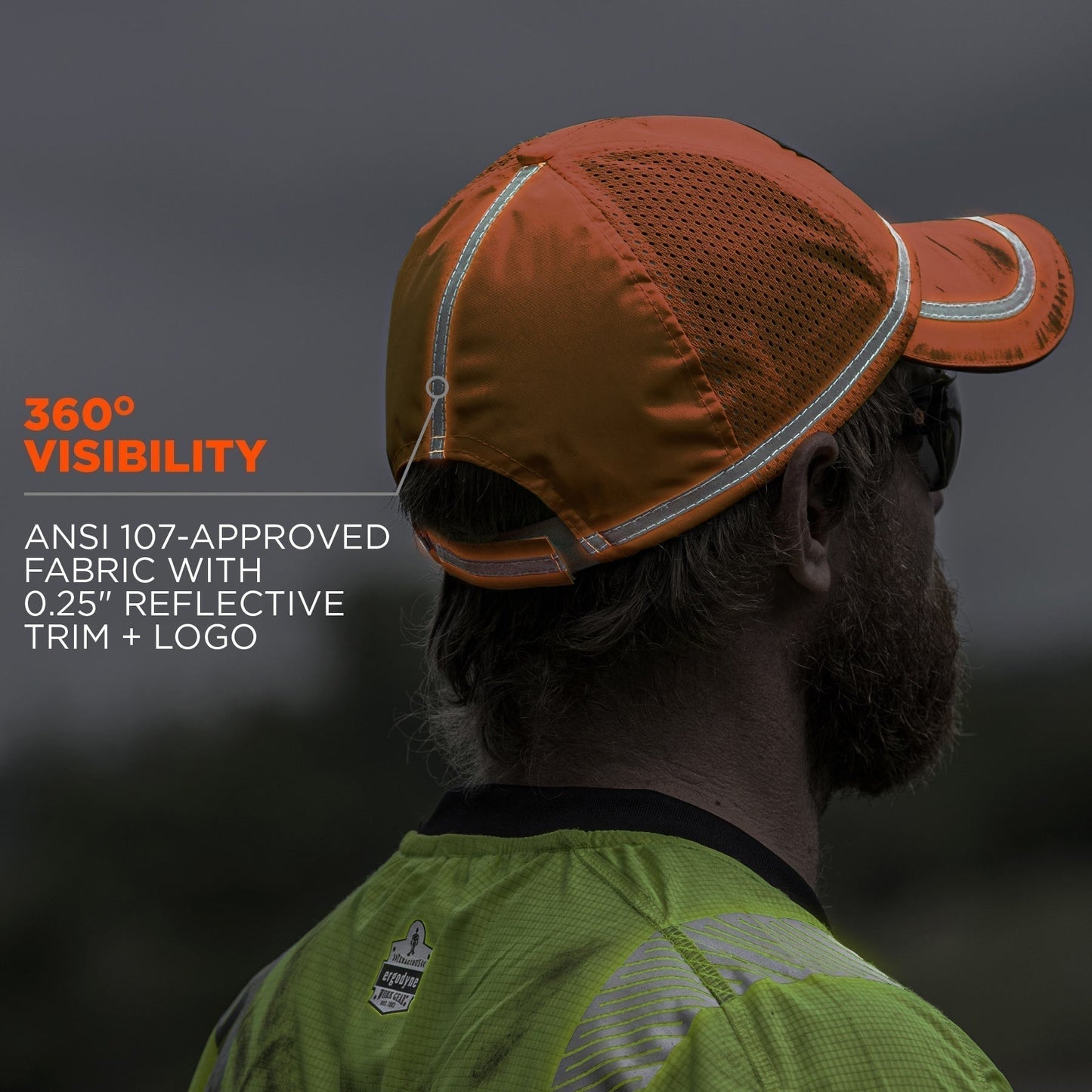 Yellow/Lime Ball Caps - Ergodyne - Hi-Vis Design
