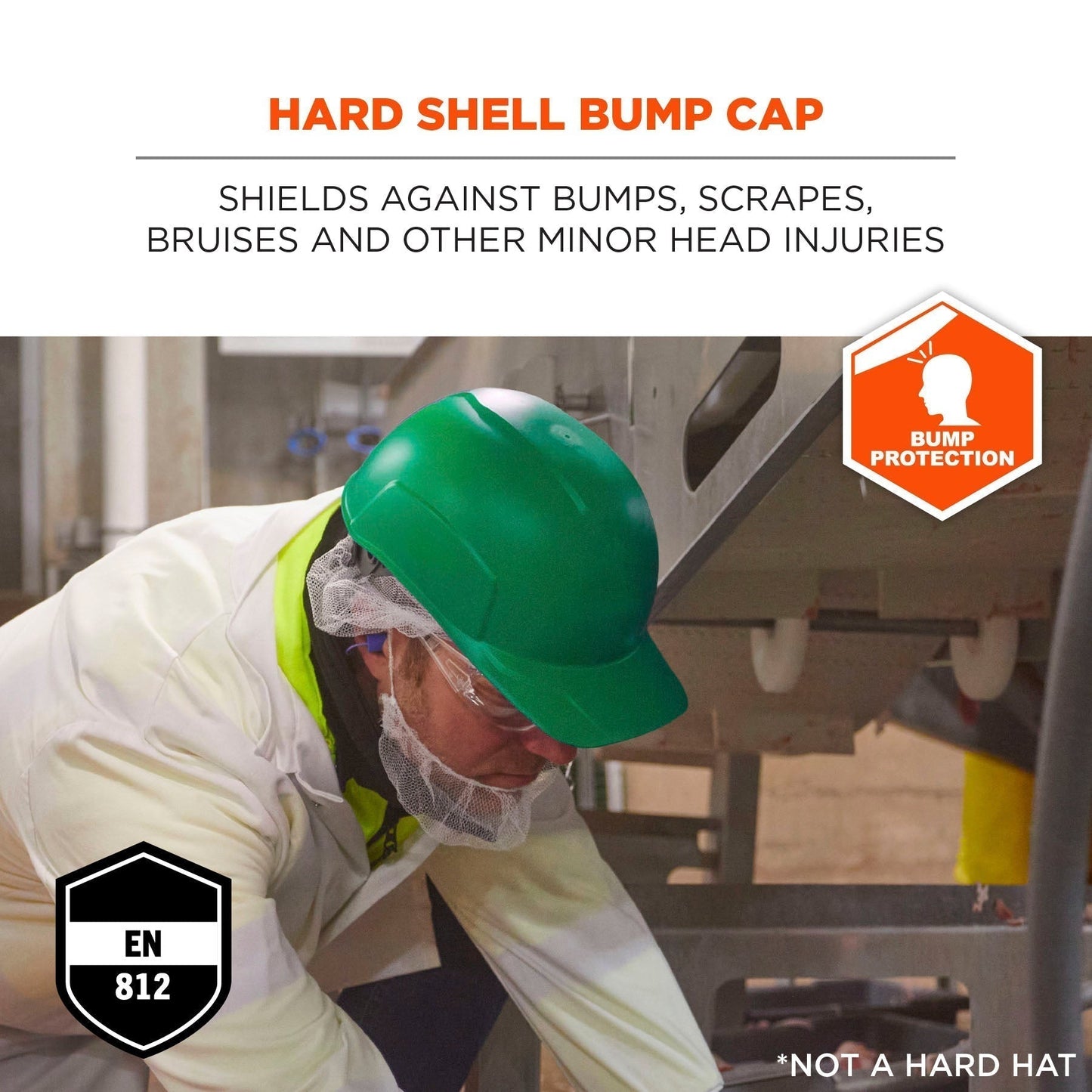 Blue Bump Caps - Ergodyne - Durable Hard Shell Safety