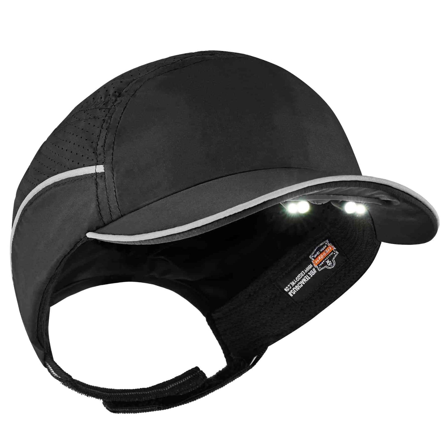 Black Bump Cap - Ergodyne - Lightweight with LED Lighting