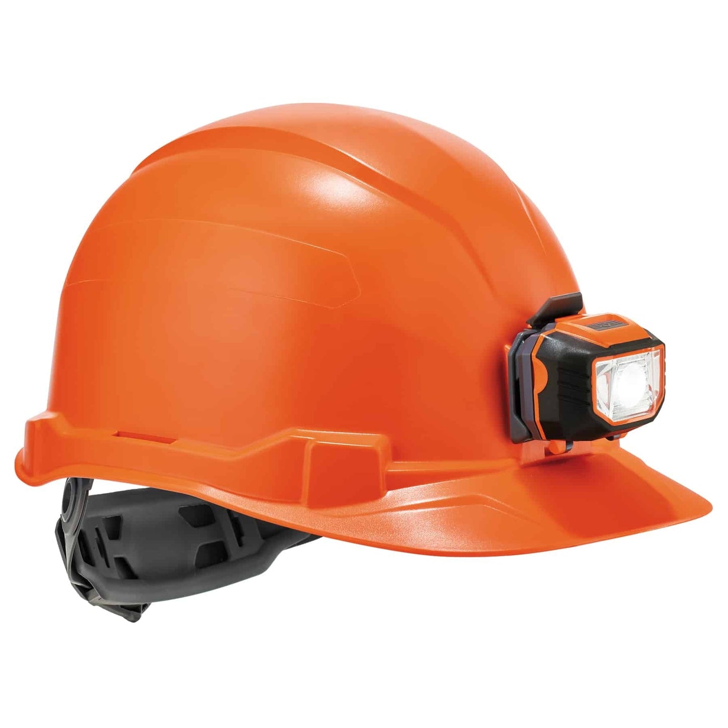Orange Hard Hats - Ergodyne - Cap Style With LED Light