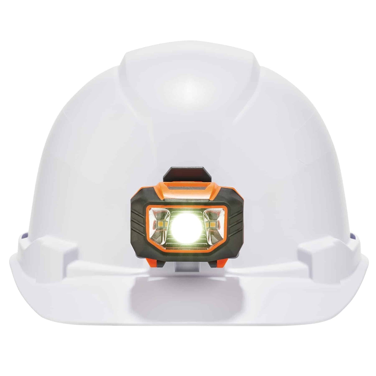 Orange Hard Hats - Ergodyne - Cap Style With LED Light