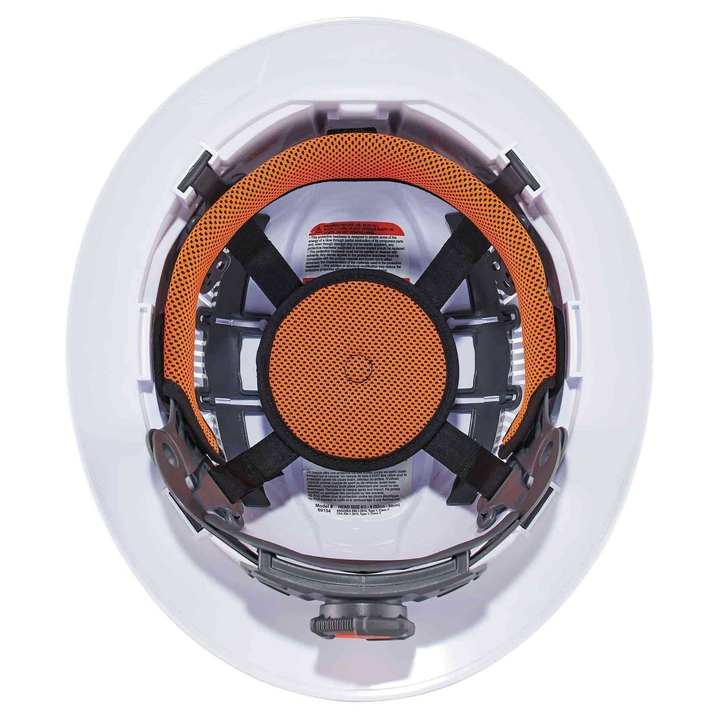Ratchet Suspension Hard Hats - Ergodyne - Full Brim Vented