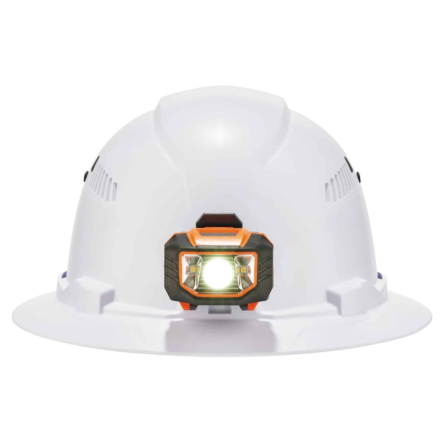 Ratchet Suspension Hard Hats - Ergodyne - Full Brim Vented