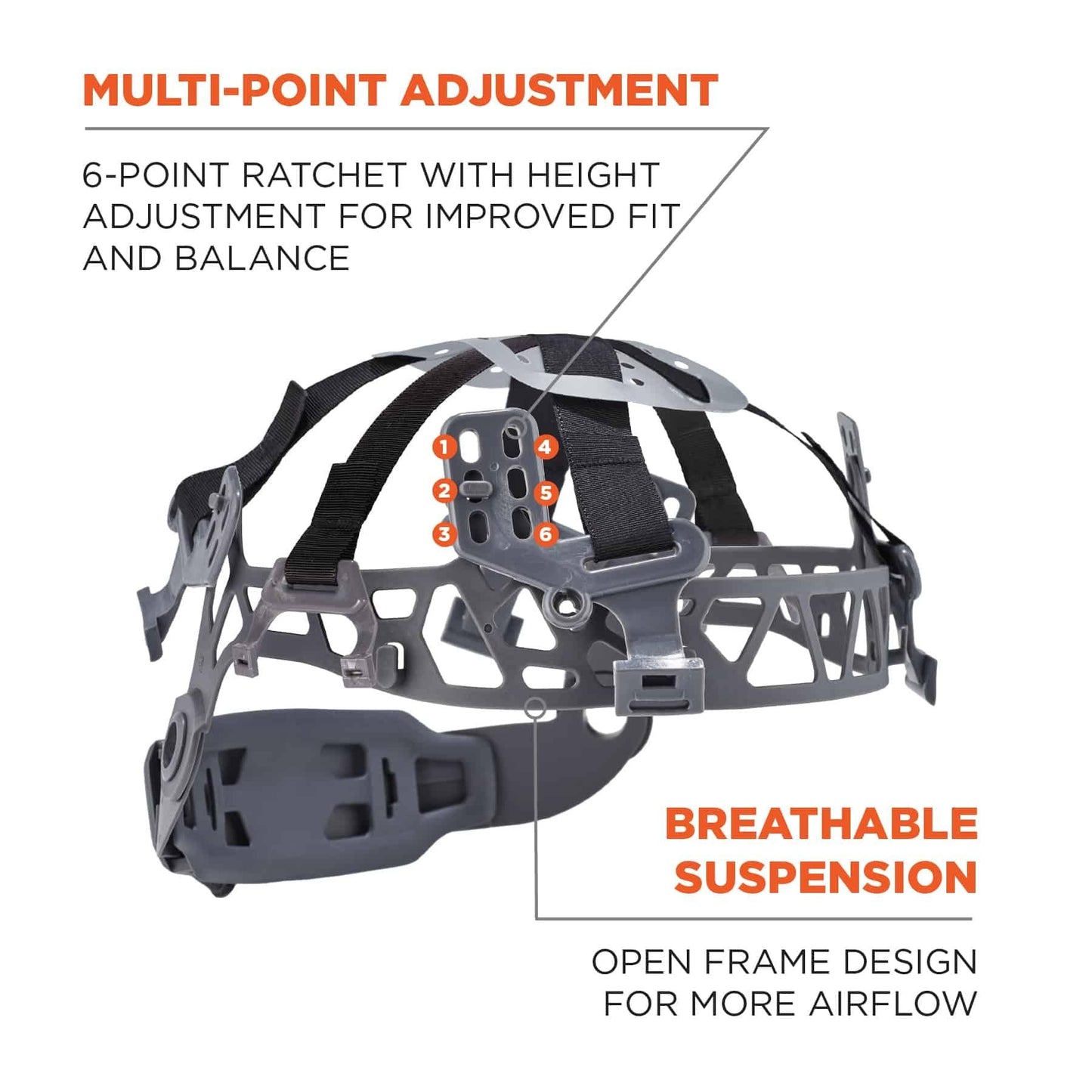 White Hard Hats - Ergodyne - Lightweight Protection