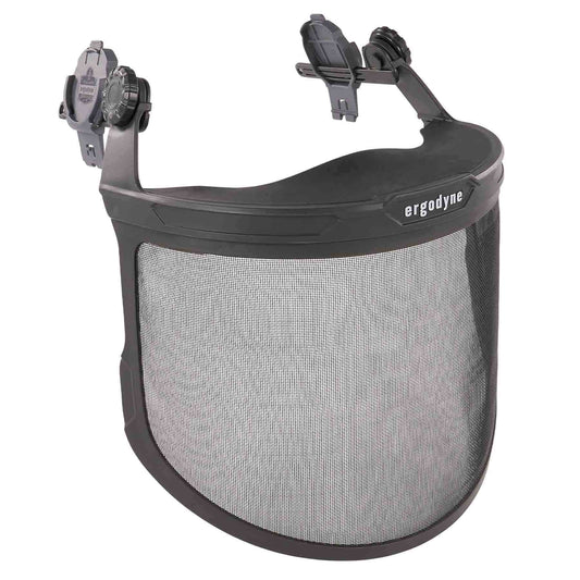 Gray Face Shields - Ergodyne - Mesh Adaptable Protection
