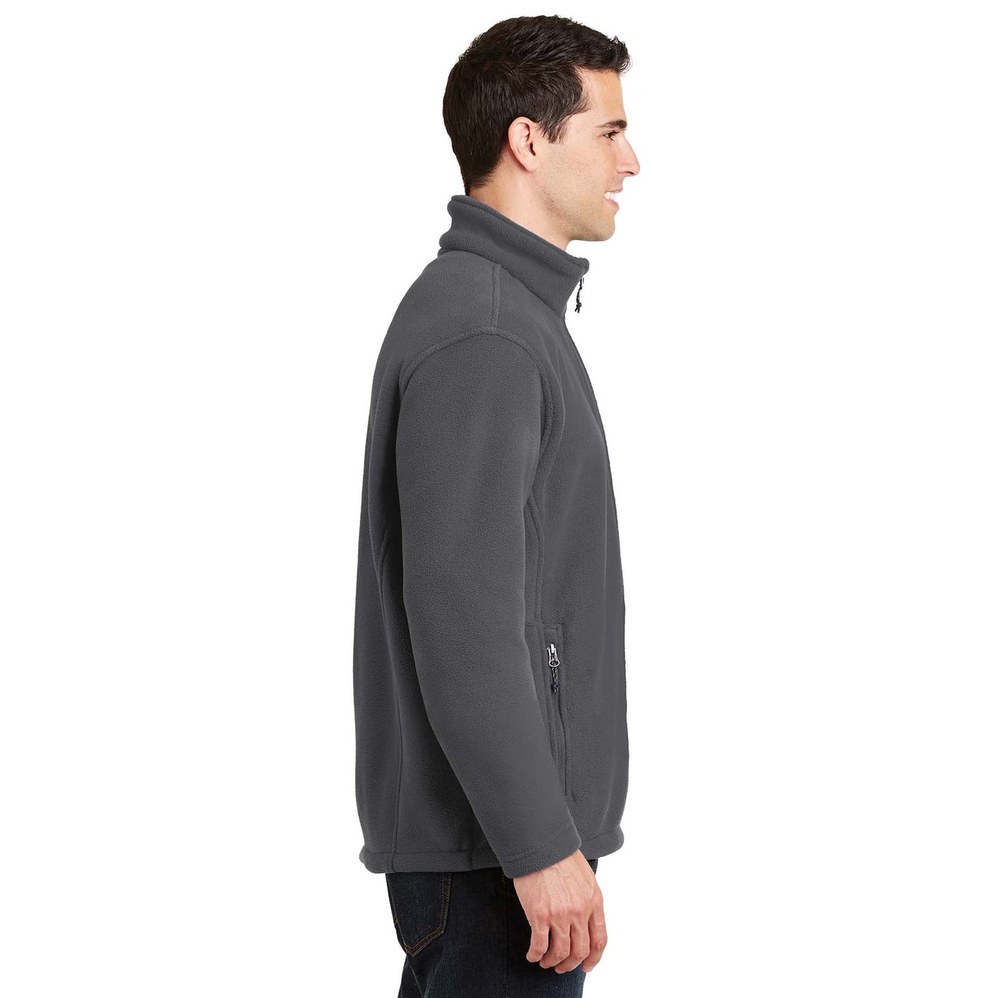 Deep Smoke Jacket - Port Authority - Fleece Material