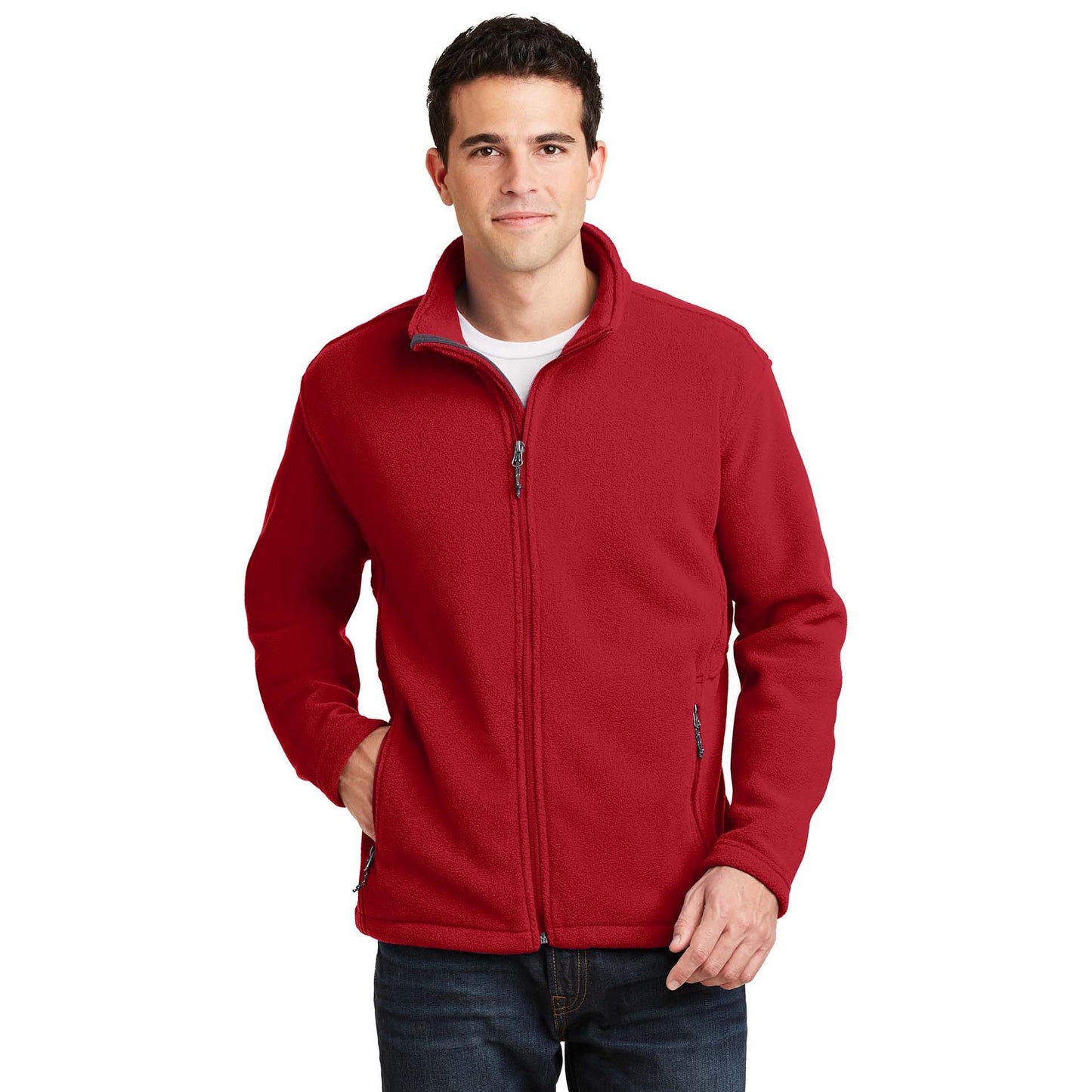 Deep Smoke Jacket - Port Authority - Fleece Material
