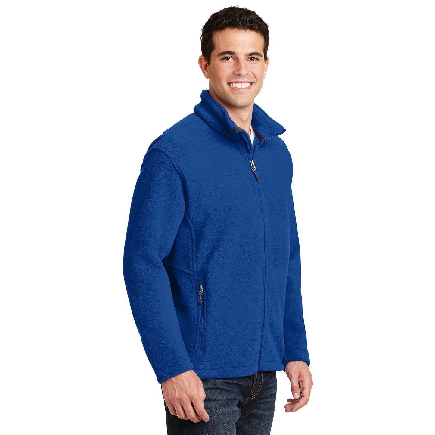 Deep Smoke Jacket - Port Authority - Fleece Material