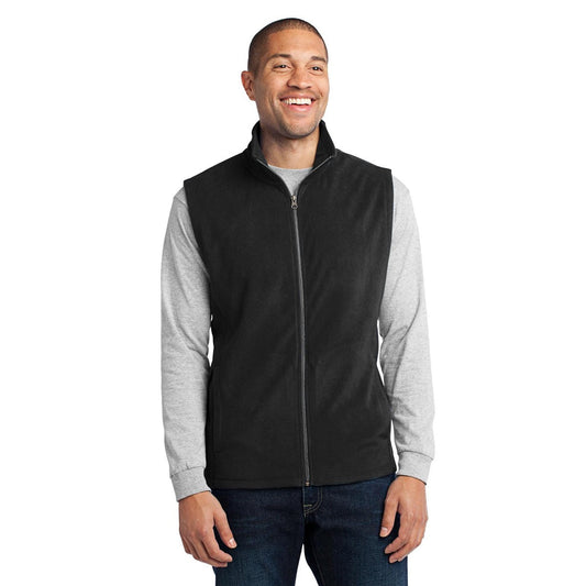 Black Microfleece Vest - Port Authority - Warm Layer