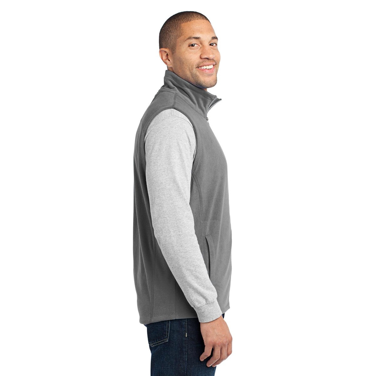 Black Microfleece Vest - Port Authority - Warm Layer