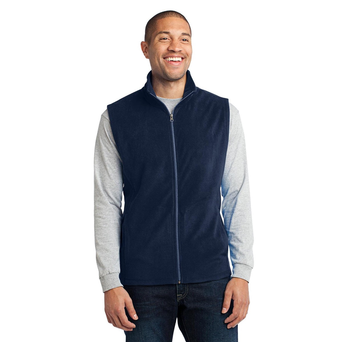 Black Microfleece Vest - Port Authority - Warm Layer