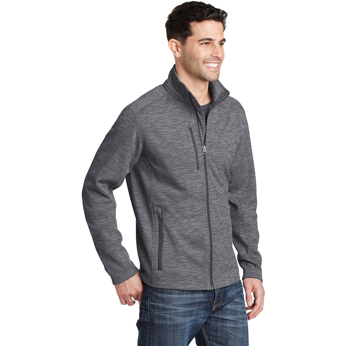 Black Jackets - Port Authority - Digital Stripe Fleece