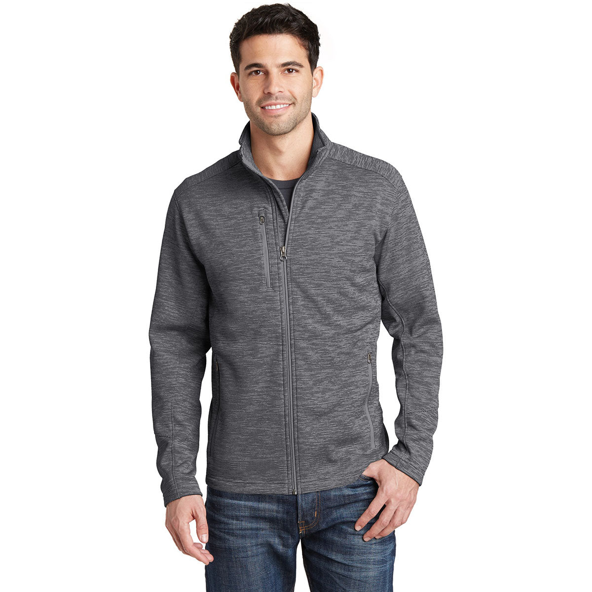 Black Jackets - Port Authority - Digital Stripe Fleece