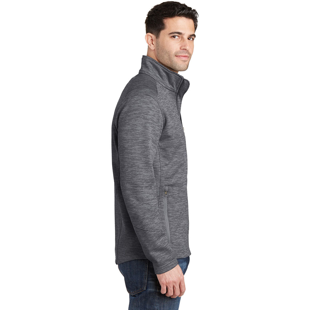 Black Jackets - Port Authority - Digital Stripe Fleece