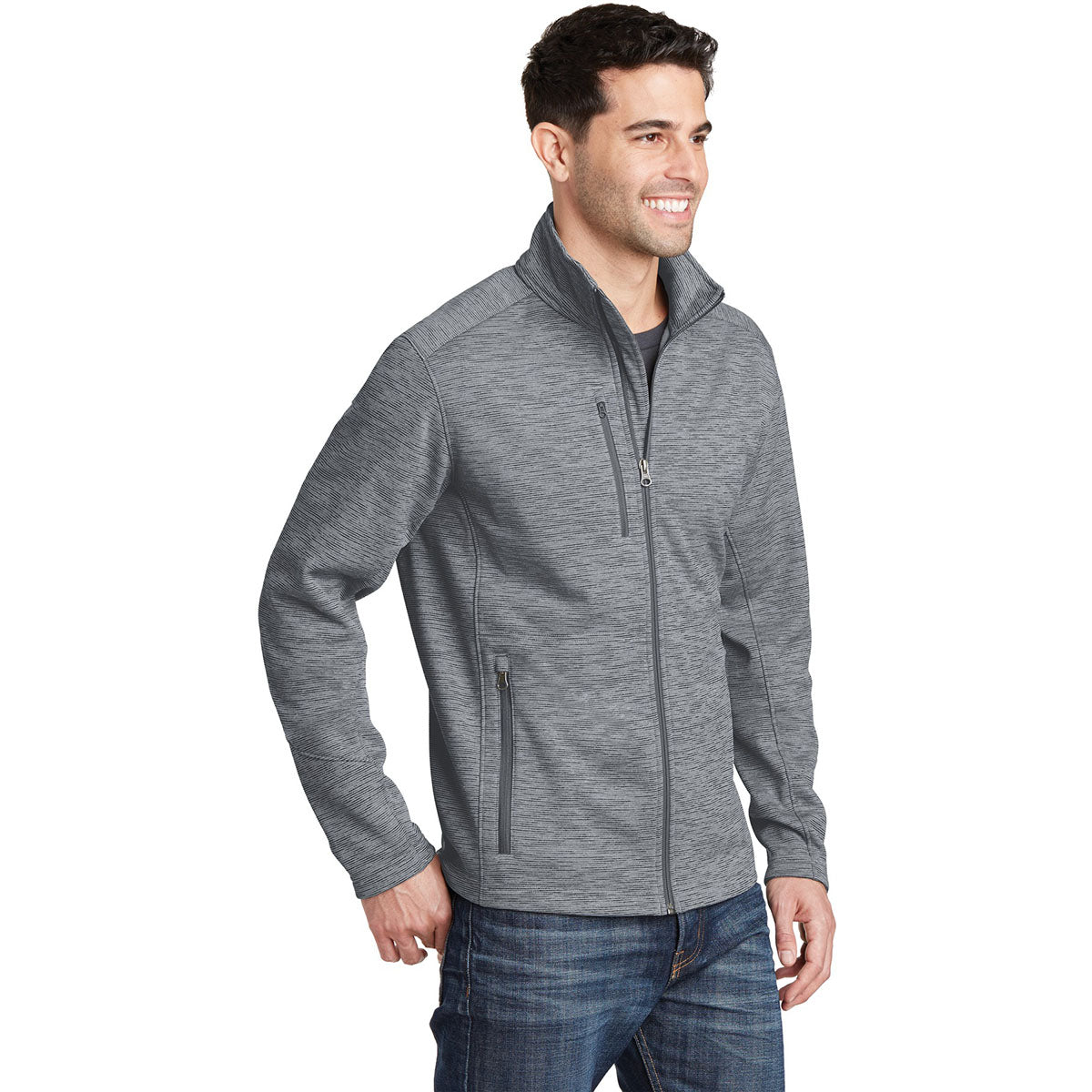 Black Jackets - Port Authority - Digital Stripe Fleece