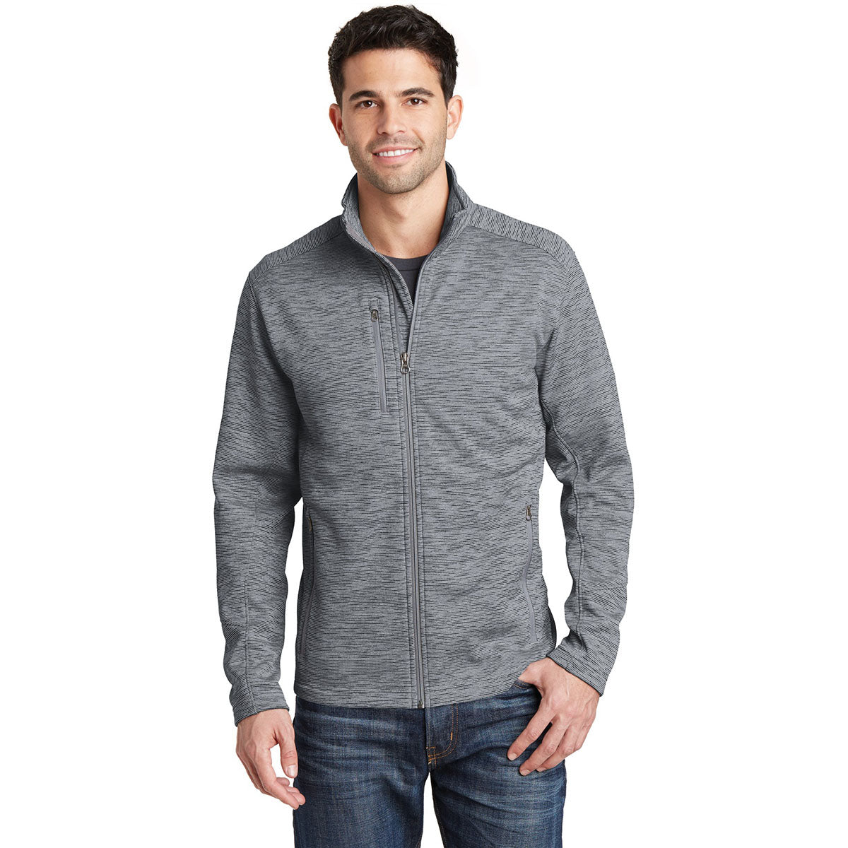 Black Jackets - Port Authority - Digital Stripe Fleece