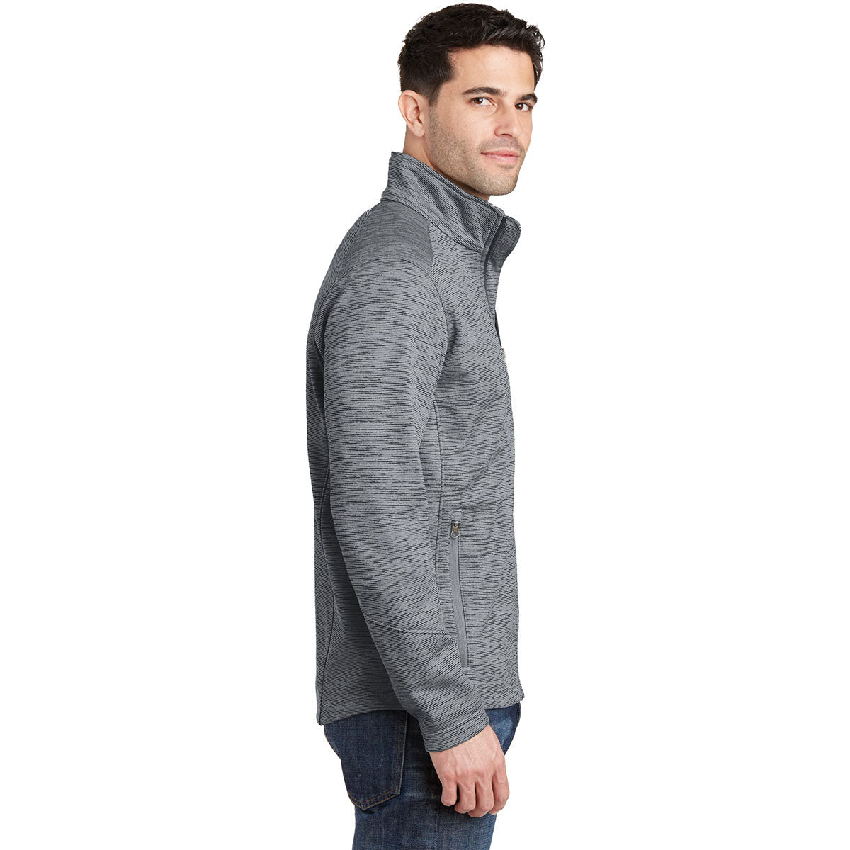 Black Jackets - Port Authority - Digital Stripe Fleece