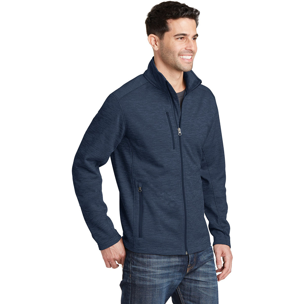 Black Jackets - Port Authority - Digital Stripe Fleece