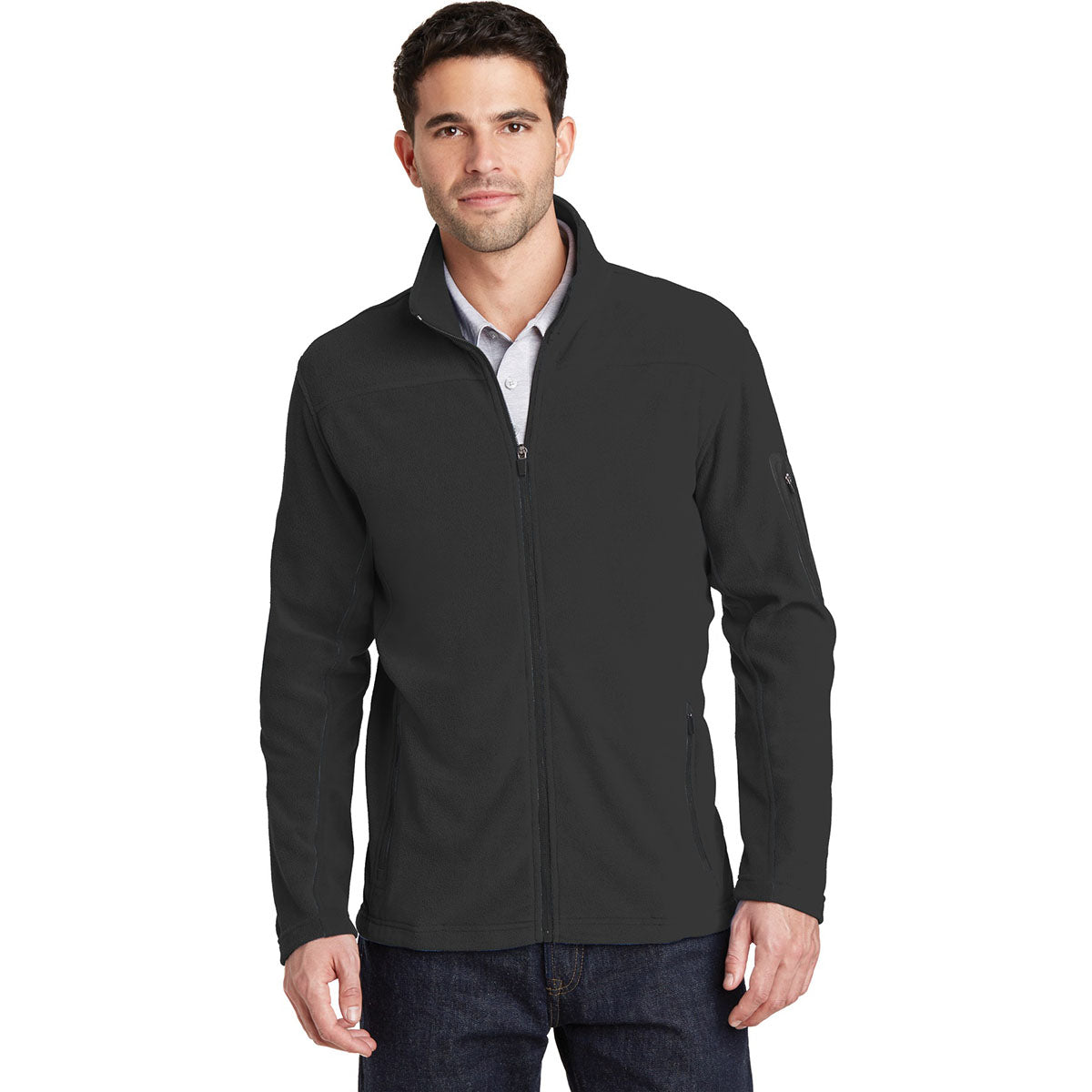 Black Summit Fleece Jacket - Port Authority - Cozy