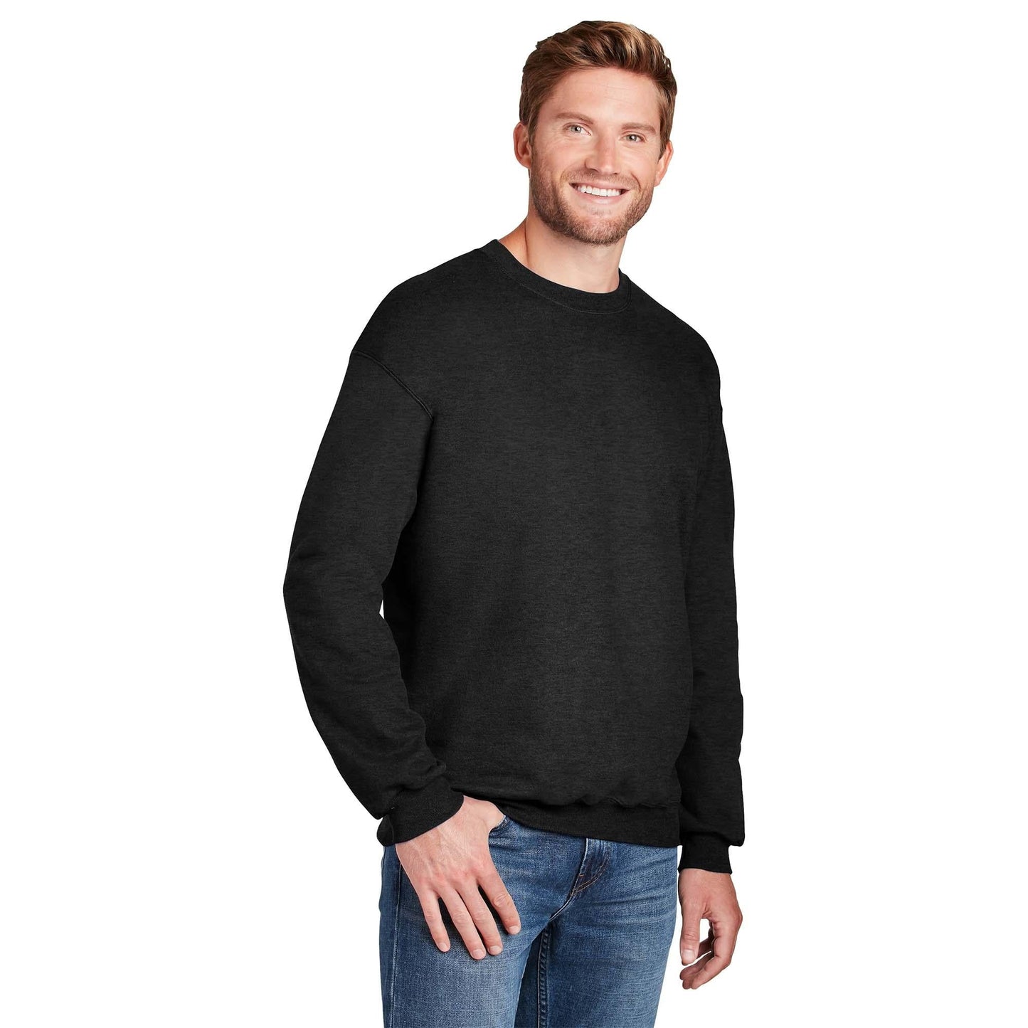 Light Steel Sweatshirts - Hanes - Cotton Comfort
