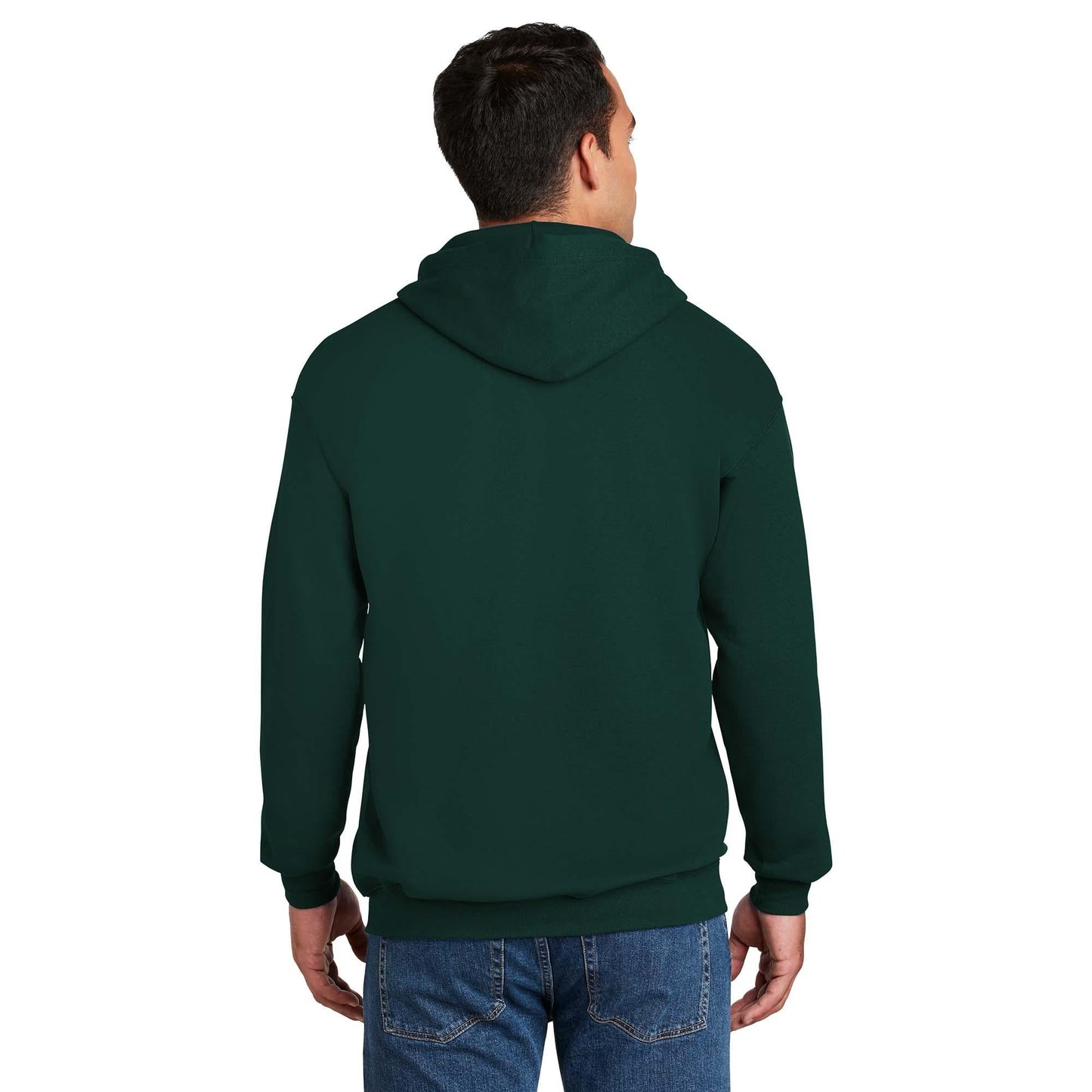 Black Sweatshirts - Hanes - Full-Zip Hooded Style